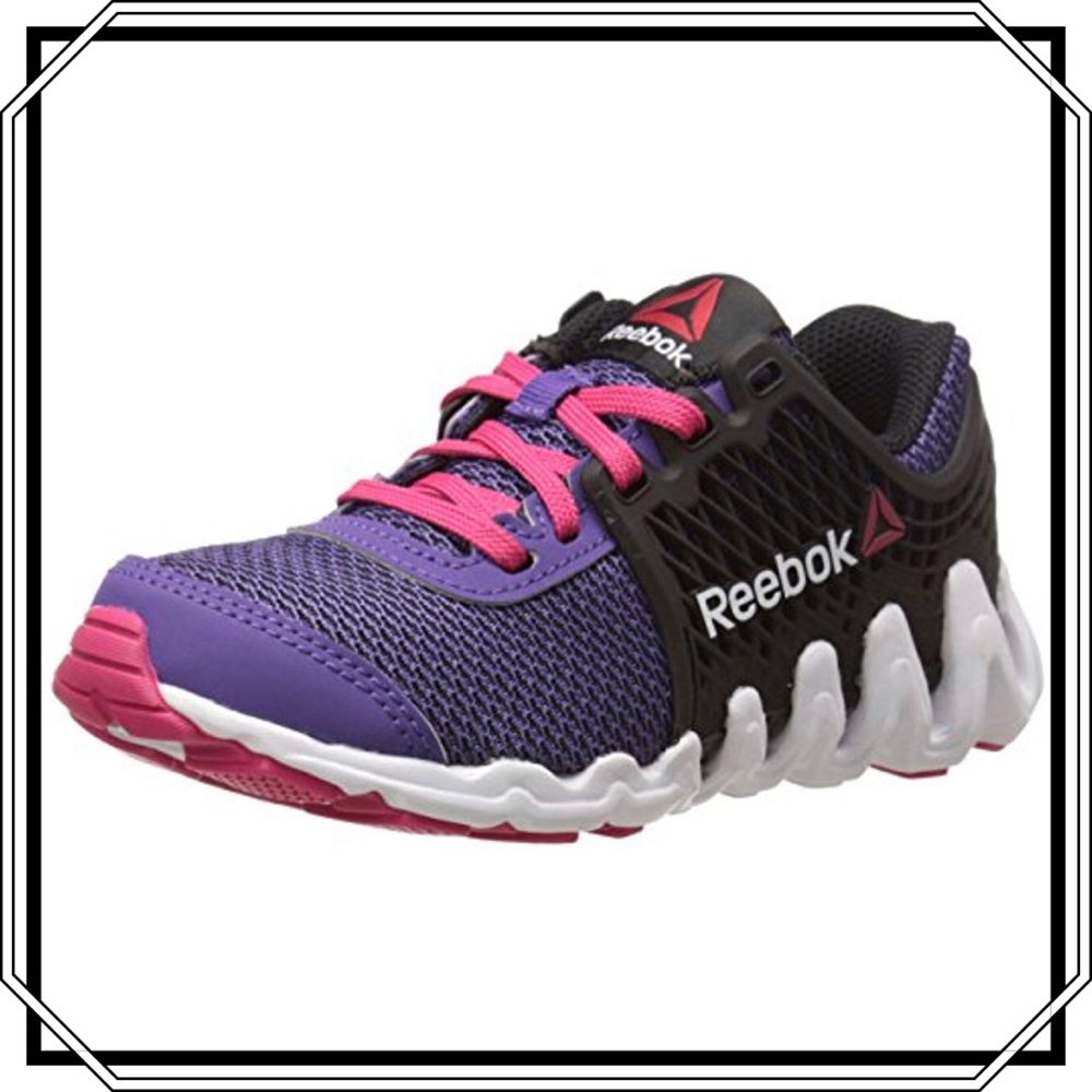 Reebok Purple/Black Zigtech sneakers Size 6